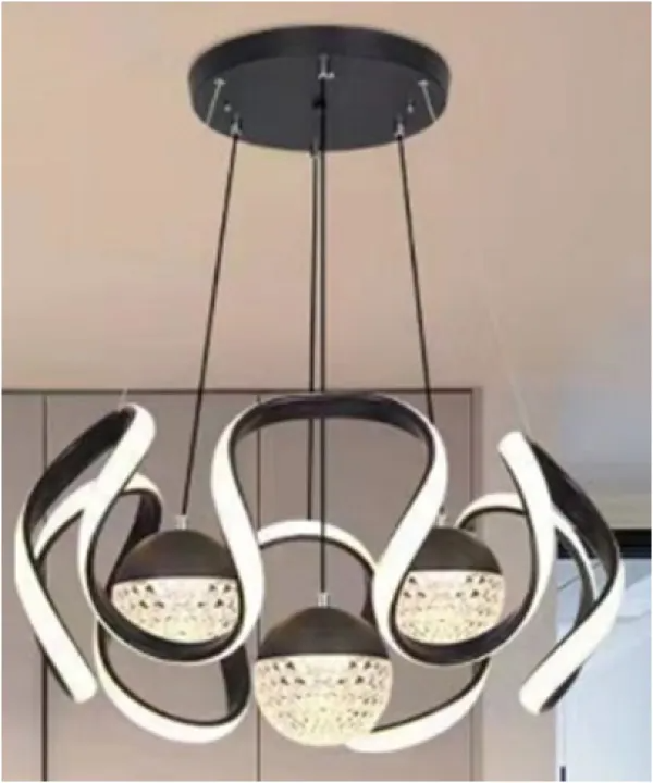 QuanU P-60057A - LED Iron+ Aluminium Color Temperature Pendant Light