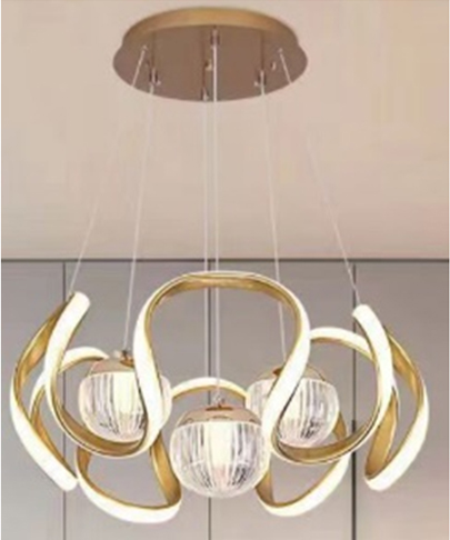 QuanU p-60057g - LED Iron+ Aluminium Color Temperature Pendant Light