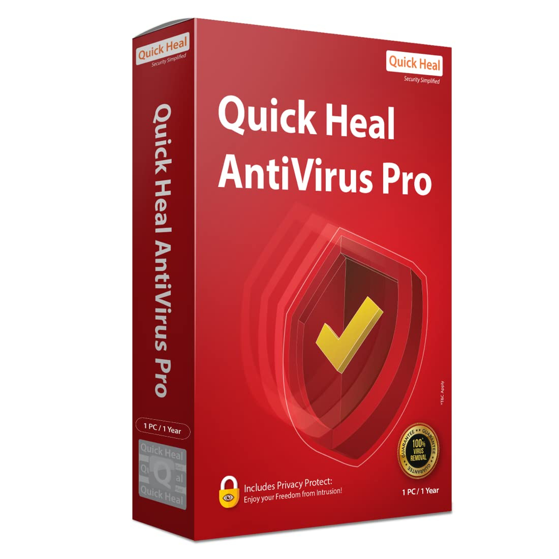 Quick Heal Antivirus Pro Latest Version - 1 PC, 1 Year