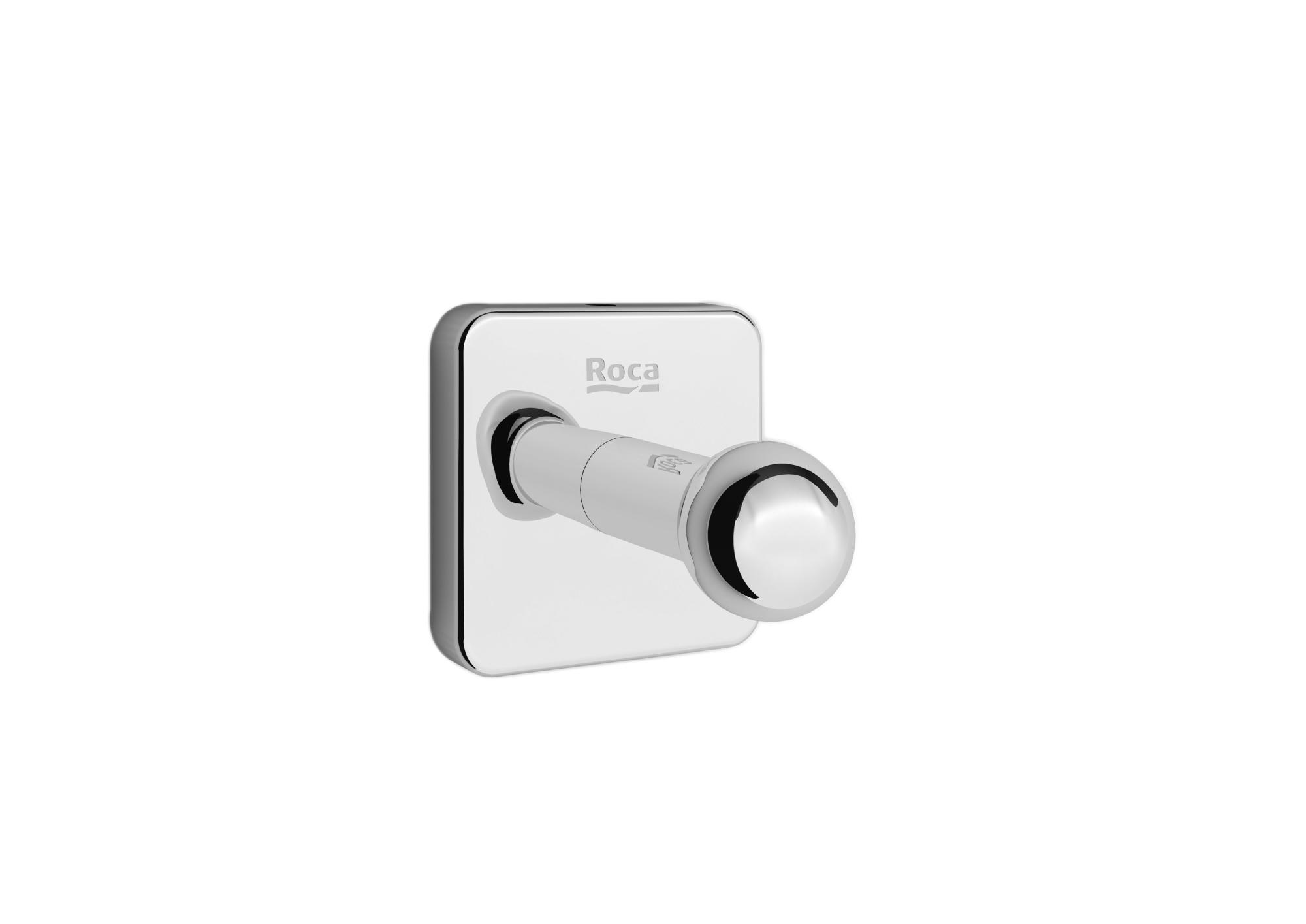 Roca RA816650001 Victoria Robe hook (Can be installed with screws or adhesive)