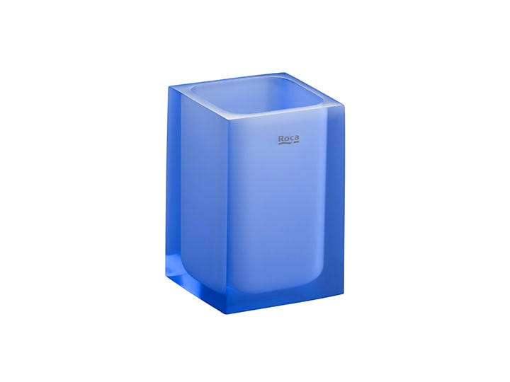 Roca RA816860013 ICE Over-counter Top Glass Tumbler,Blue