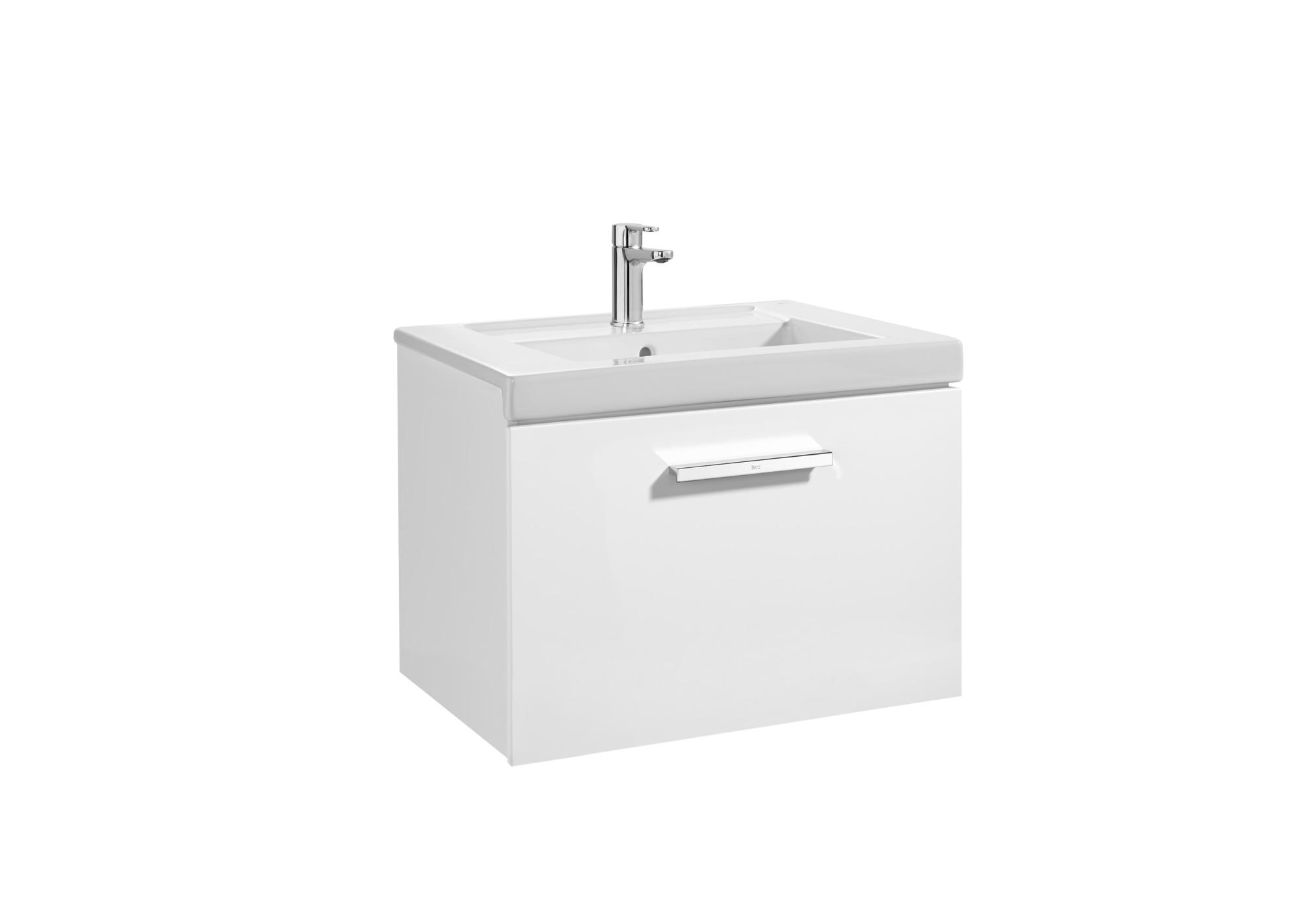 Roca RA855944806 Prisma Unik Base Unit With One Drawers and Basin,White