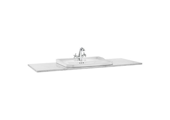 Roca RA857142420 Carmen Marble countertop for base unit,White
