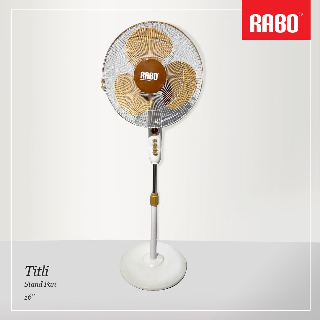 Rabo Stand Fan Titli 16''