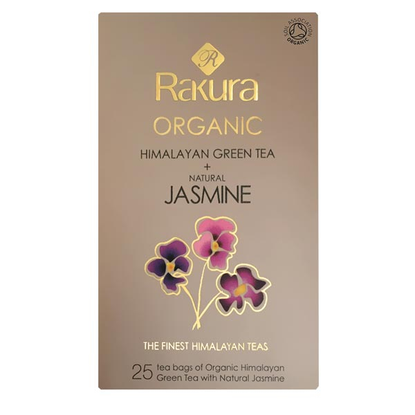 Rakura Organic Himalayan Green Tea Jasmine 25 Tea Bags