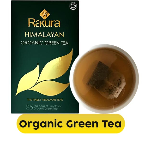 Rakura Himalayan Organic Green Tea 25 Teabags