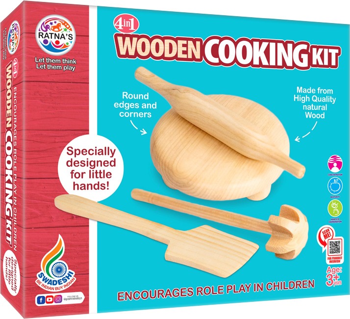 Ratna's Wooden Cooking Kit 