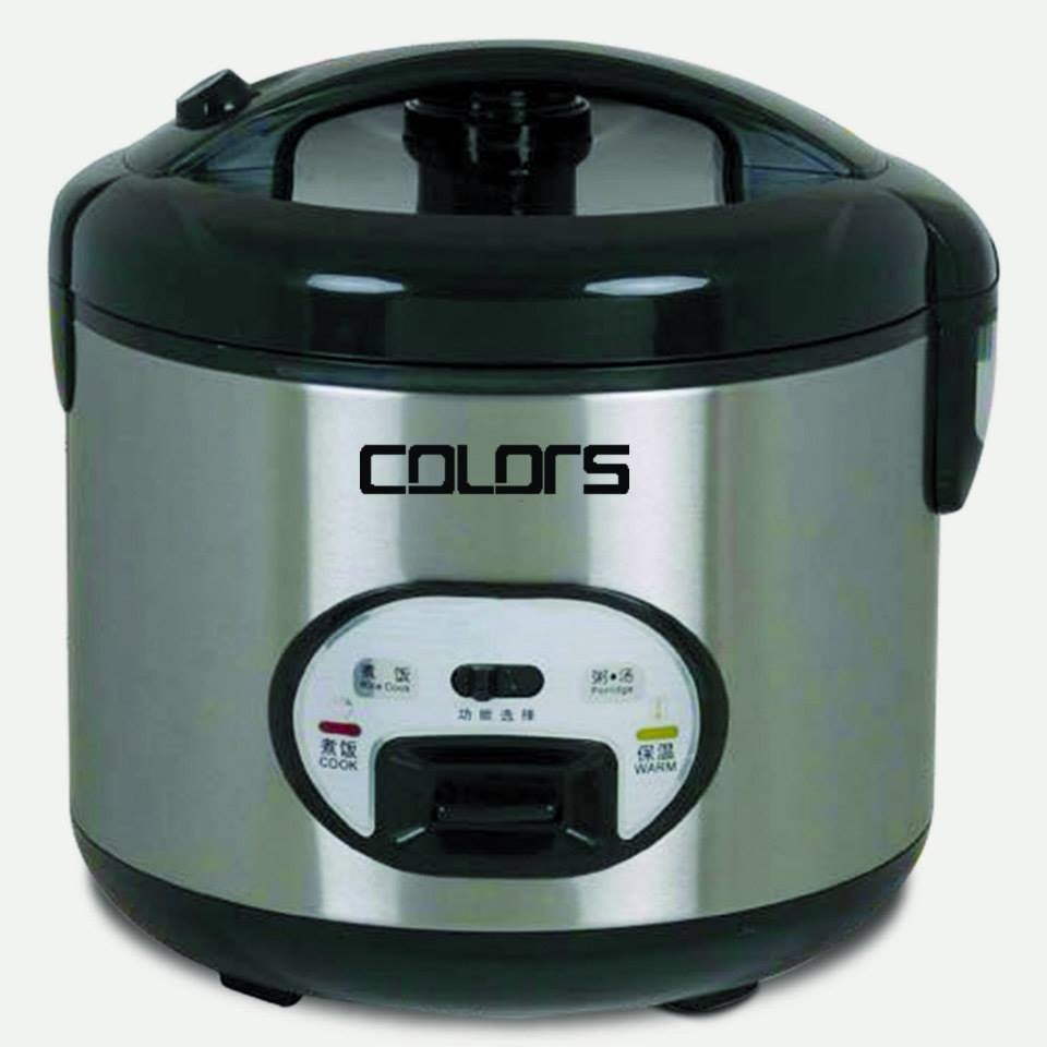Colors Rice Cooker RCJ-22SS/Steel (Deluxe)