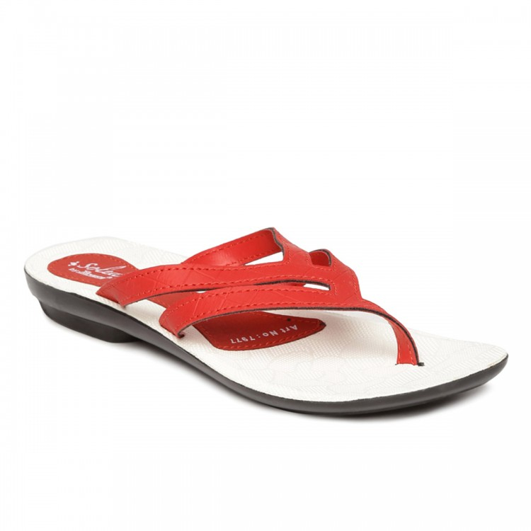 Paragon SOLEA 7977 Slipper For Women - Red/White