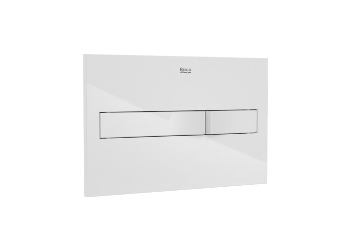 Roca RE890196000 Slendra In-Wall PL2 DUAL (ONE) - Dual flush operating plate for concealed cistern, White