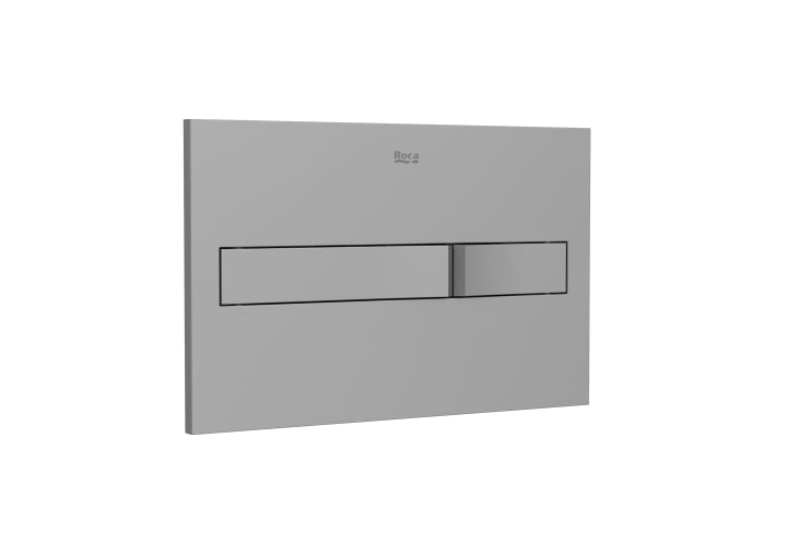 Roca RE890196002 Slendra In-Wall PL2 DUAL (ONE) - Dual flush operating plate for concealed cistern, Grey