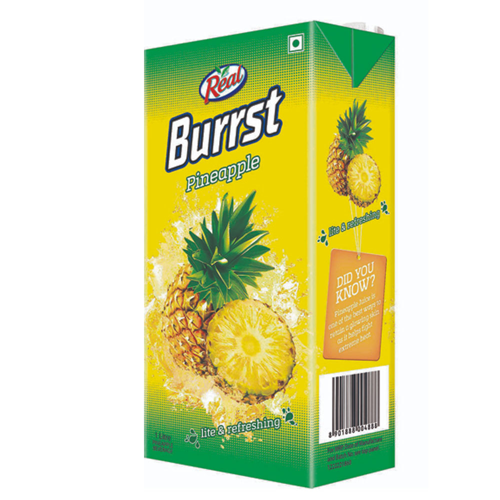 Real Burrst Pineapple Juice 180Ml
