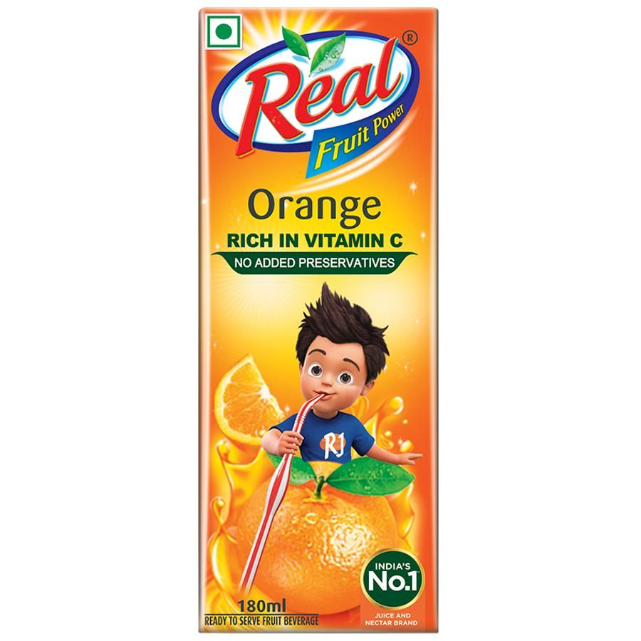 Dabur Real Fruit Power Orange 180ml