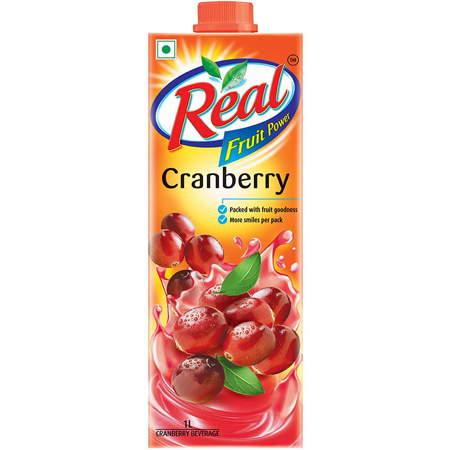 Real Fruit Power Juice Cranberry 1Ltr