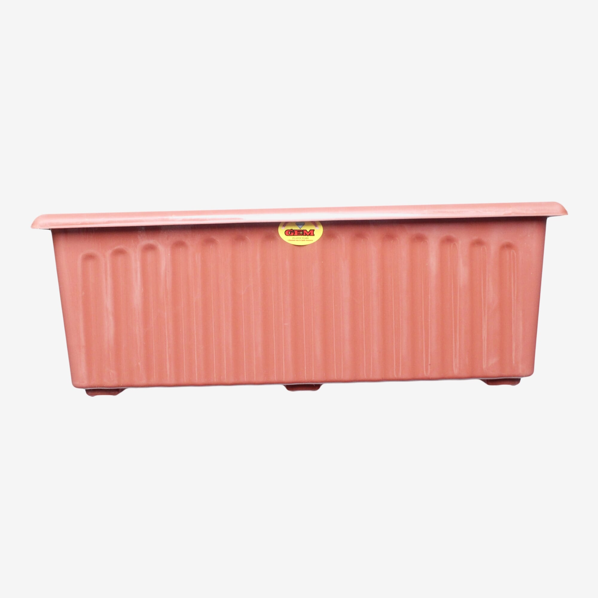Gem Rectangular Shaped Plasticware Flower Pot /Gamala 51 Cm (5005) | Bucket Planter Pots For Indoor/Outdoor Plants