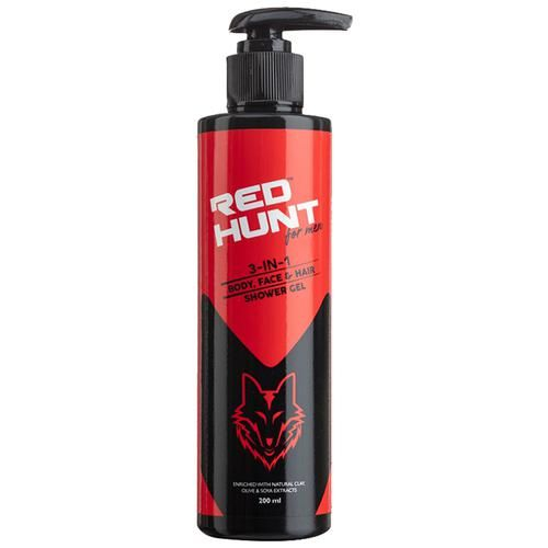 Red Hunt 3in1 Shower Gel Pack 200gm
