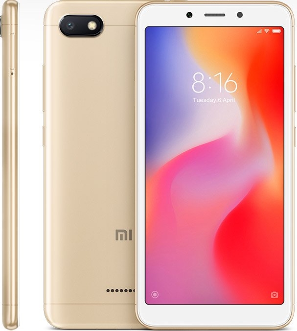 Xiaomi Redmi 6A 2GB RAM And 16GB ROM Gold