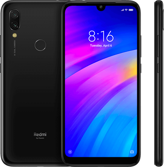 Xiaomi Redmi 7 Eclipse Black 3GB RAM 32GB Storage