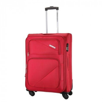 American Tourister Red AT Cocoa Spinner Luggage 55cm