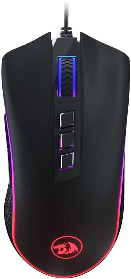 Redragon M711-FPS Cobra 24,000 DPI| Pixart 3360 | Optical Switch (LK) Gaming Mouse RGB | 7 Programmable Buttons