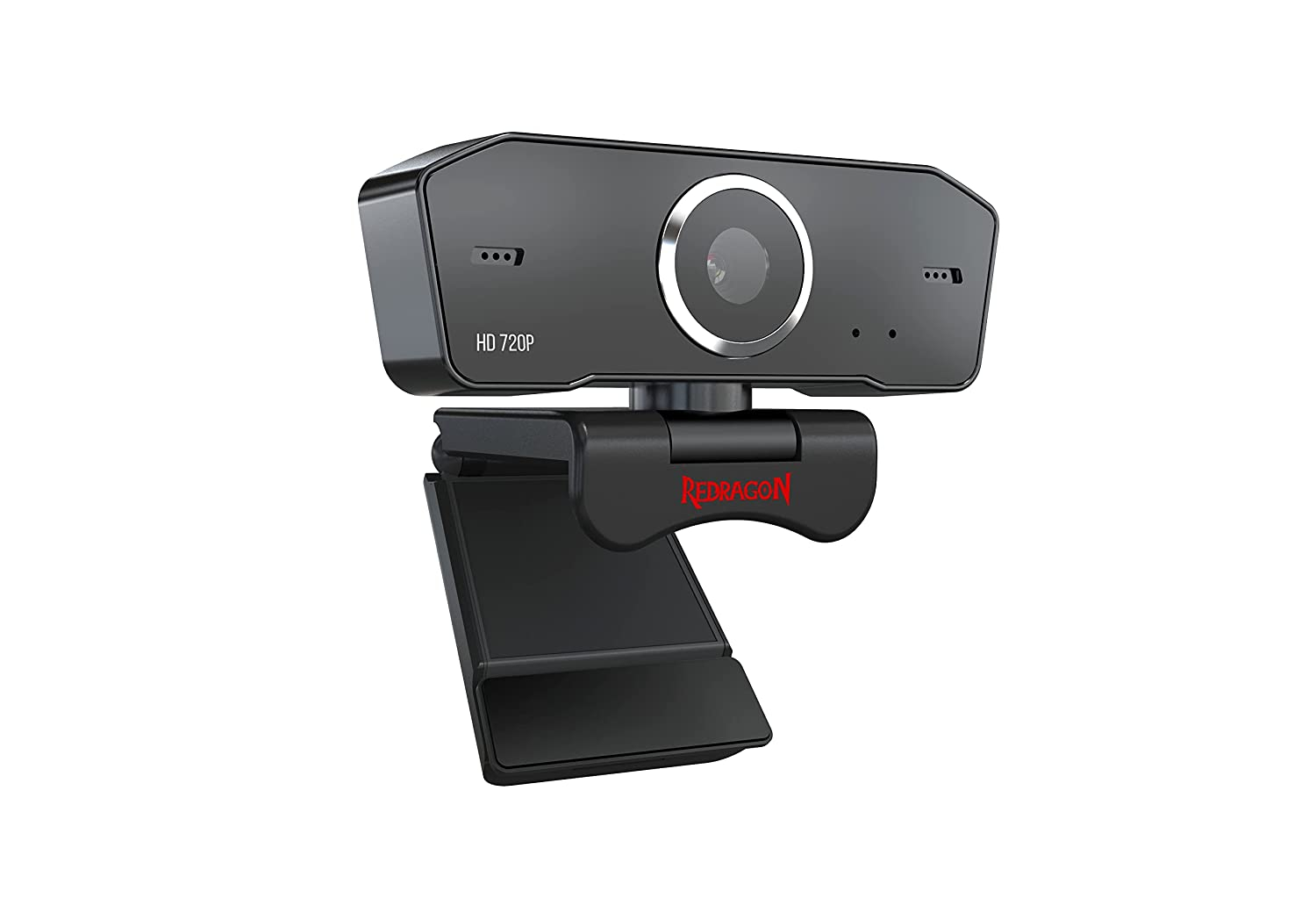 Redragon GW600 720P Webcam with Built-in Dual Microphone, 360-Degree Rotation - 2.0 USB Skype Computer Web Camera - 30 FPS for Online Courses, Optical, Video Conferencing and Streaming
