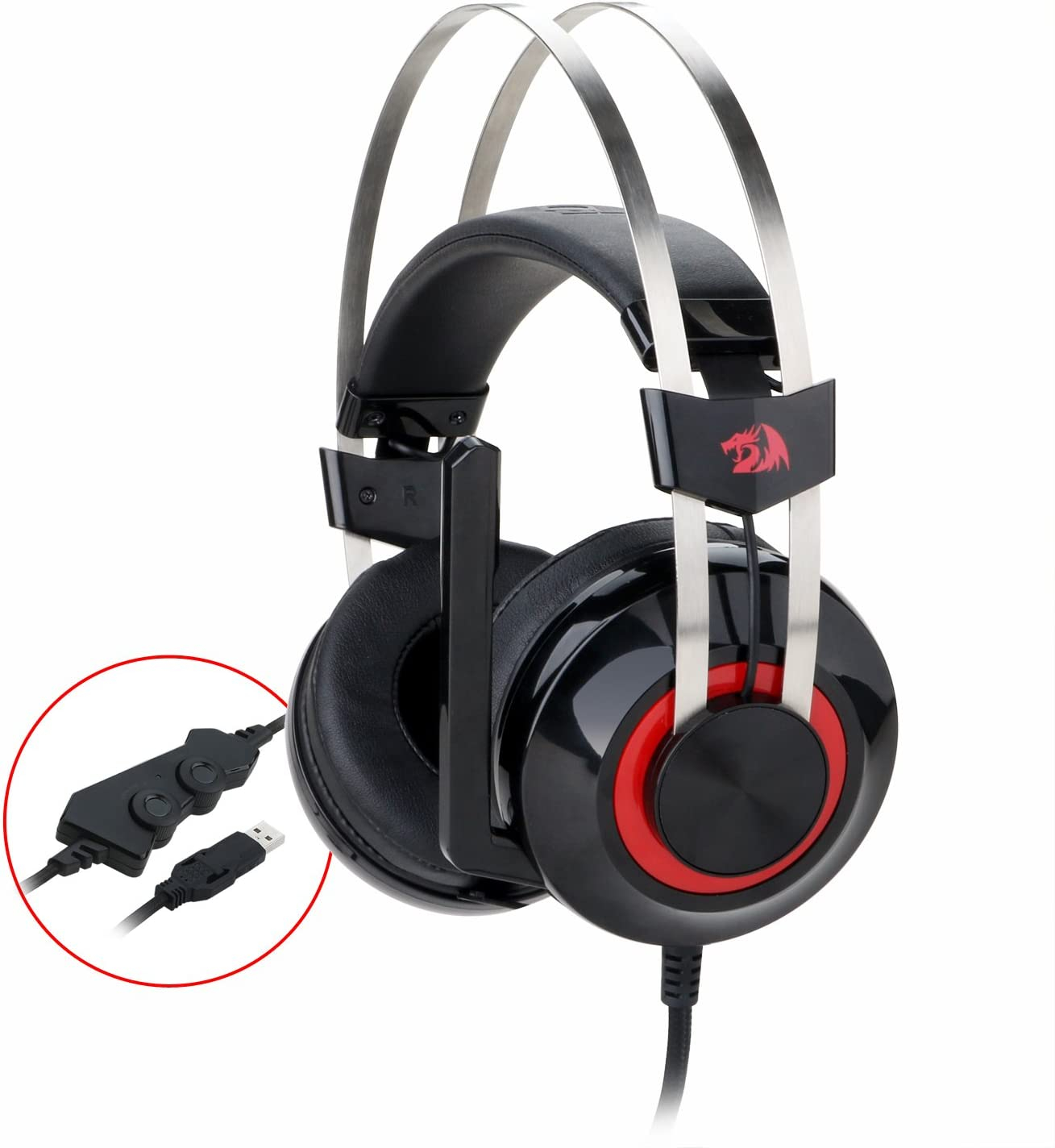 Redragon H601 Talos Gaming Headset - 7.1 Surround Sound