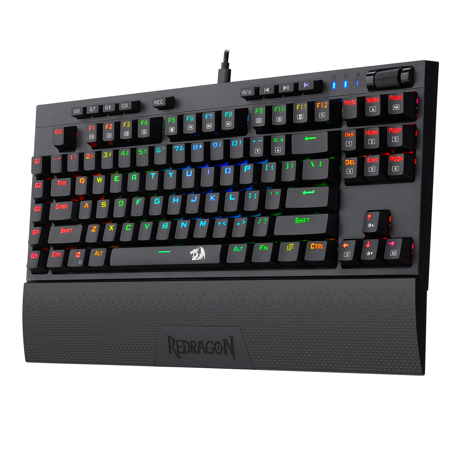 Redragon K588 Pro Broadsword Rgb Mechanical Gaming Keyboard