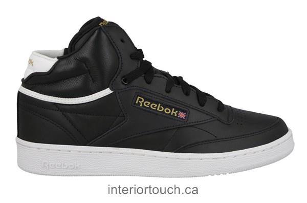 Reebok Club C 85 Mid Sneaker Black Shoes Men AR0479