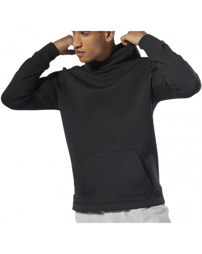 Reebok Wor Doubleknit Black Hoodie Men DU2162
