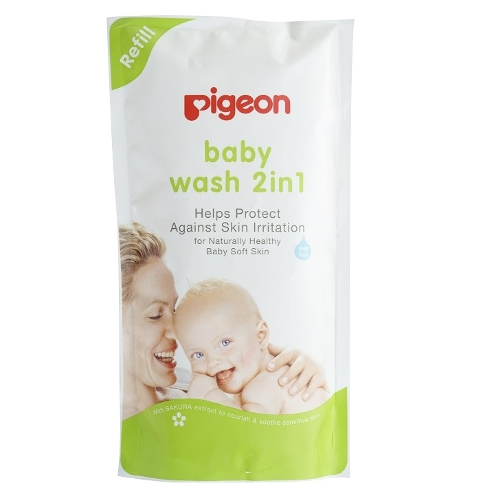 Pigeon Baby Wash 2 in 1 Sakura 900ml (Refill)