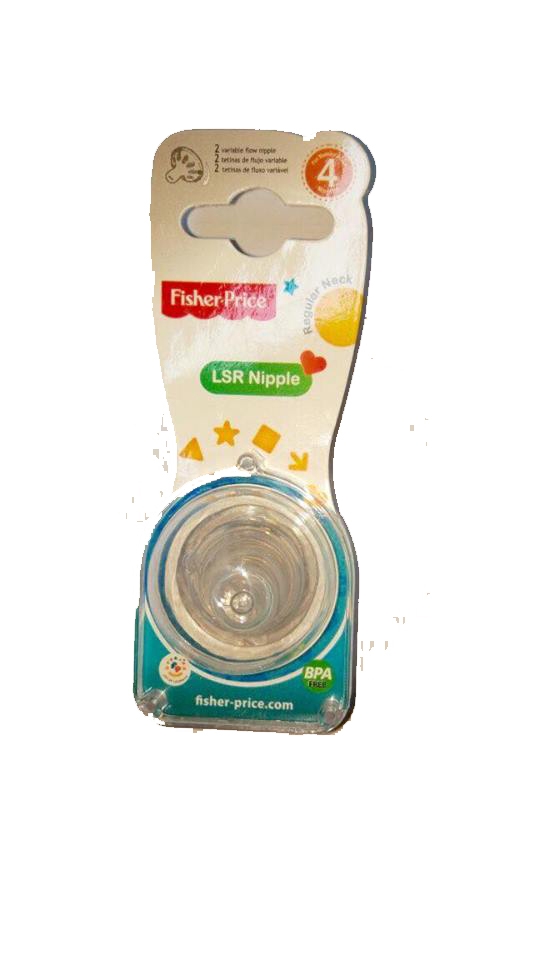Fisher Price Regular Neck Nipple (Set of 2)