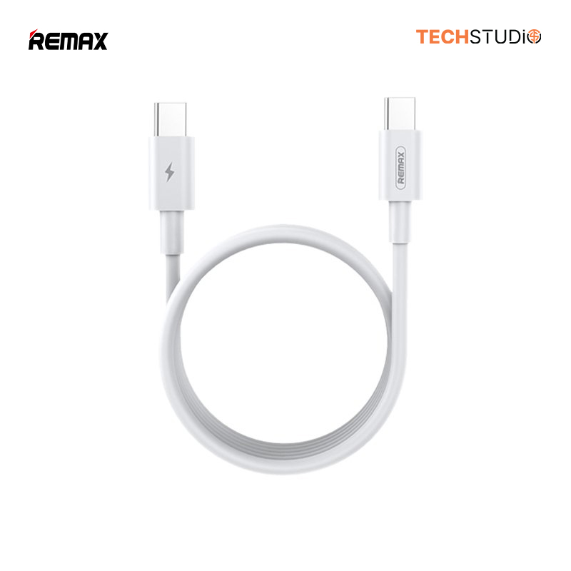 Remax Marlik Series PD 100W Fast Charging 2m Cable RC-183c C-C -White| PD Fast Charging | Smart Chip Control | 480Mbps High Transmission Speed
