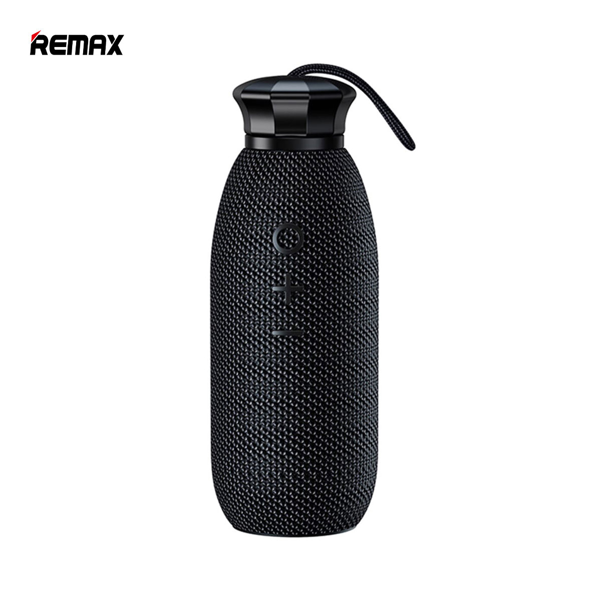 Remax RB-M48 TF Card Button Control Water Bottle Portable Lanyard Bike | Bluetooth 5.0 | Wireless Outdoor Speaker | Bass Booster-Black