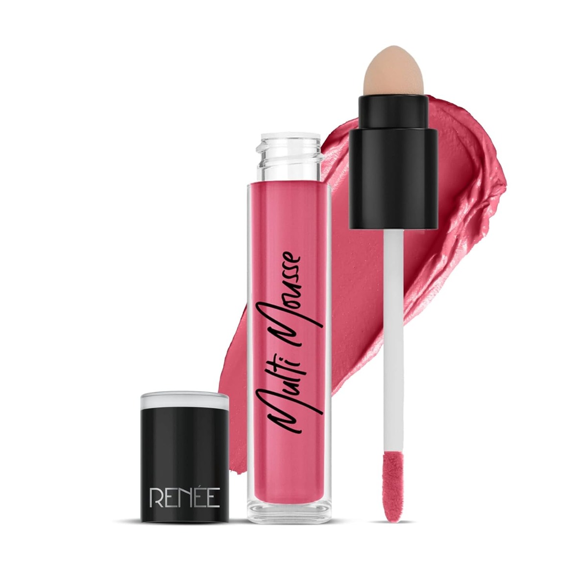 Renee Multi Mousse Berry Brulee 5ml|For Lips, Cheeks & Eyes Matte Finish