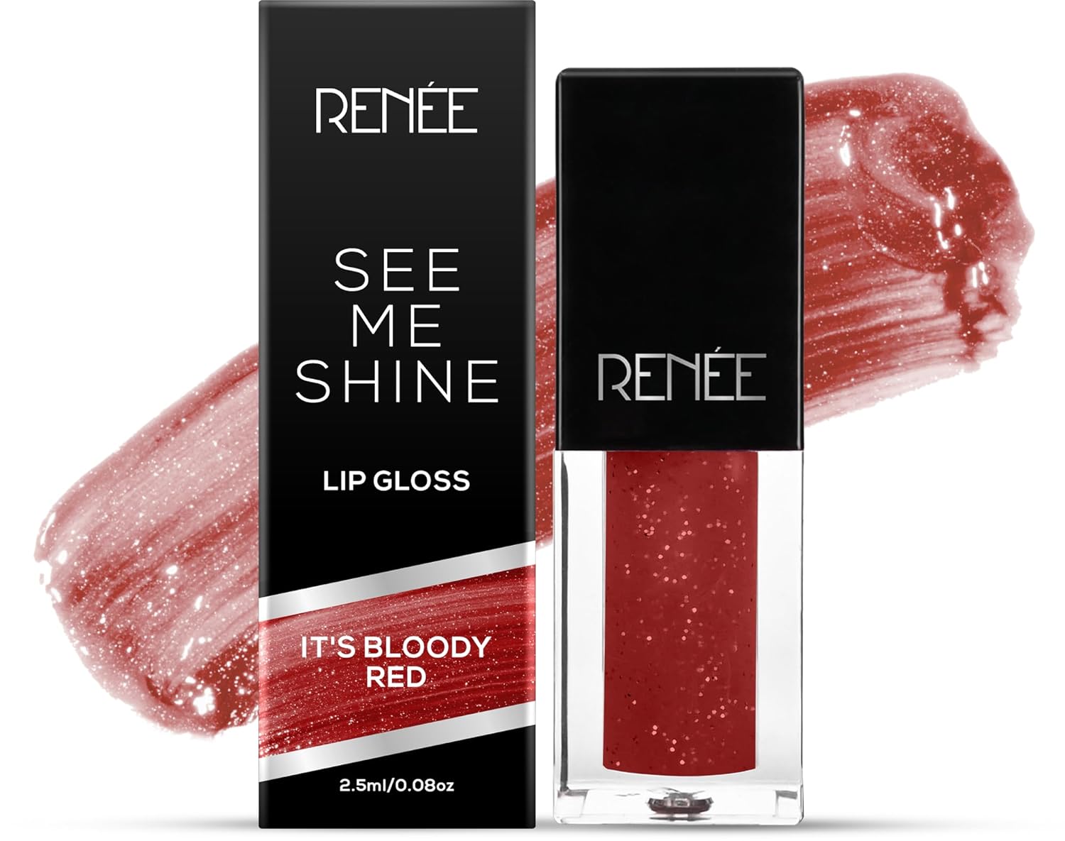 Renee See Me Shine Lip Gloss It's Bloody Red - 2.5ml