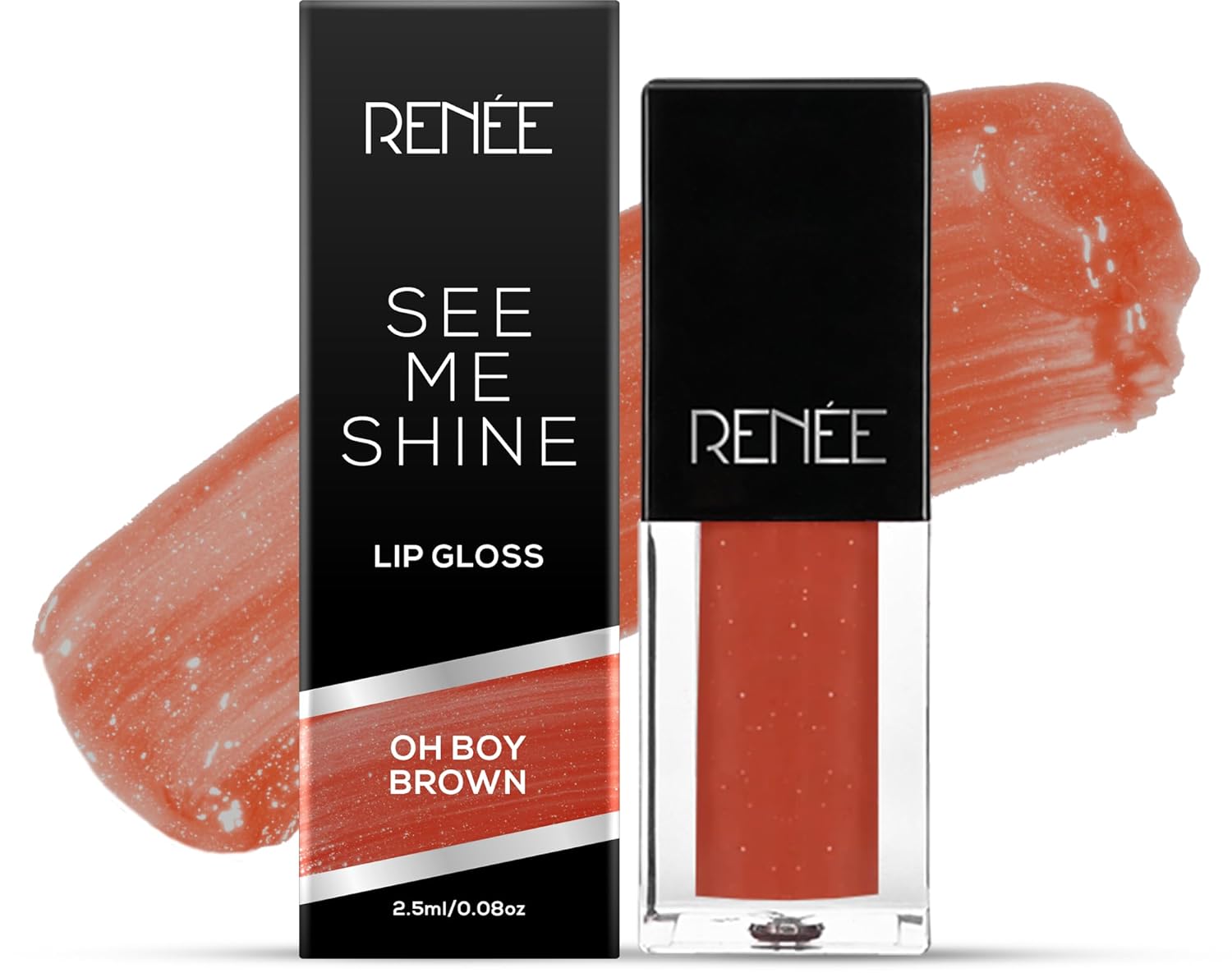Renee See Me Shine Lip Gloss Oh Boy Brown 2.5ml