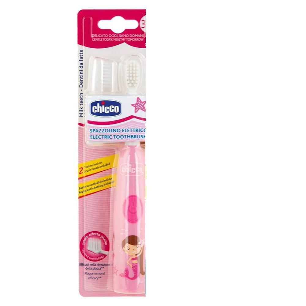 Chicco 00008546100000 Electric Toothbrush 3-6 Years, Pink
