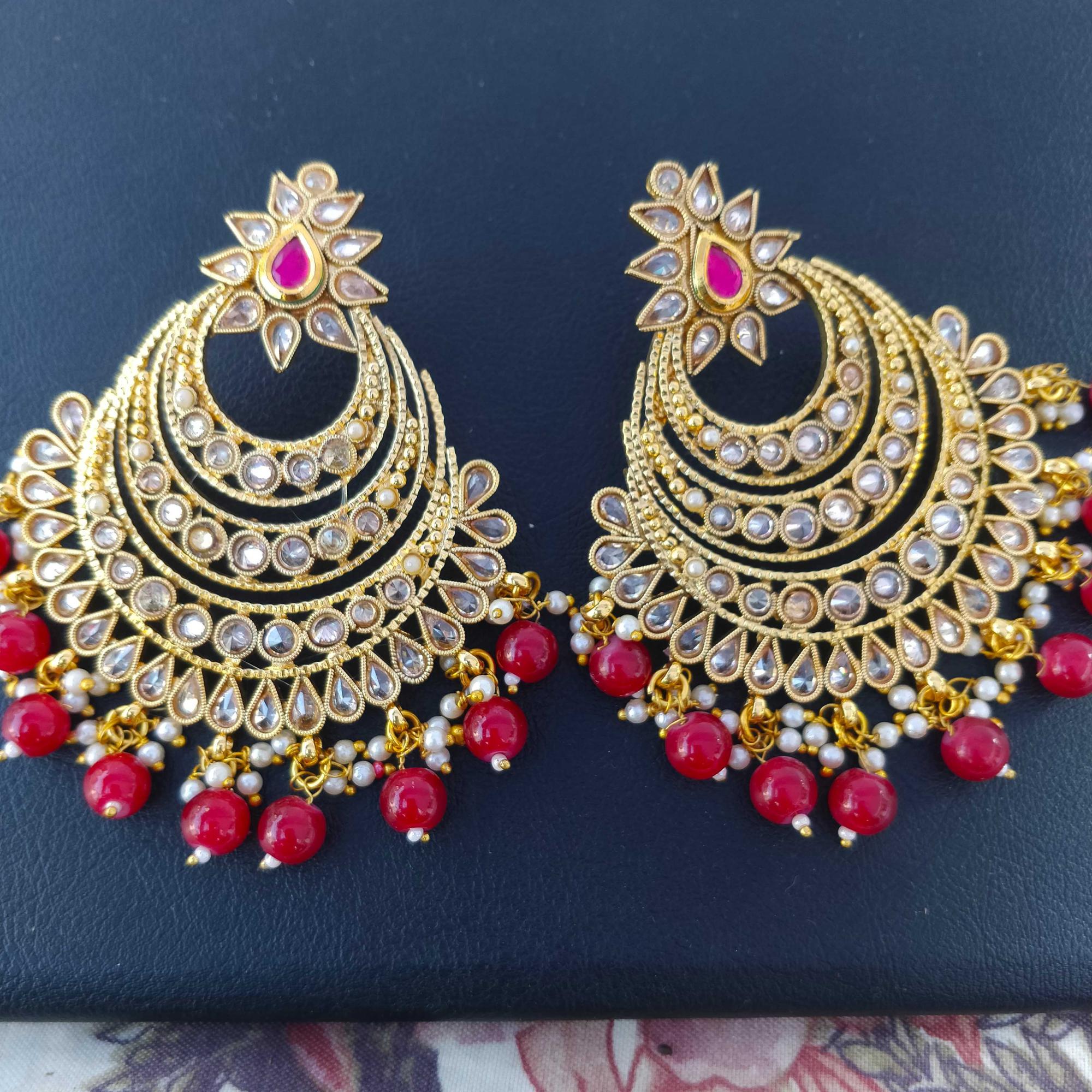 Reverse American Diamond Earring For Women