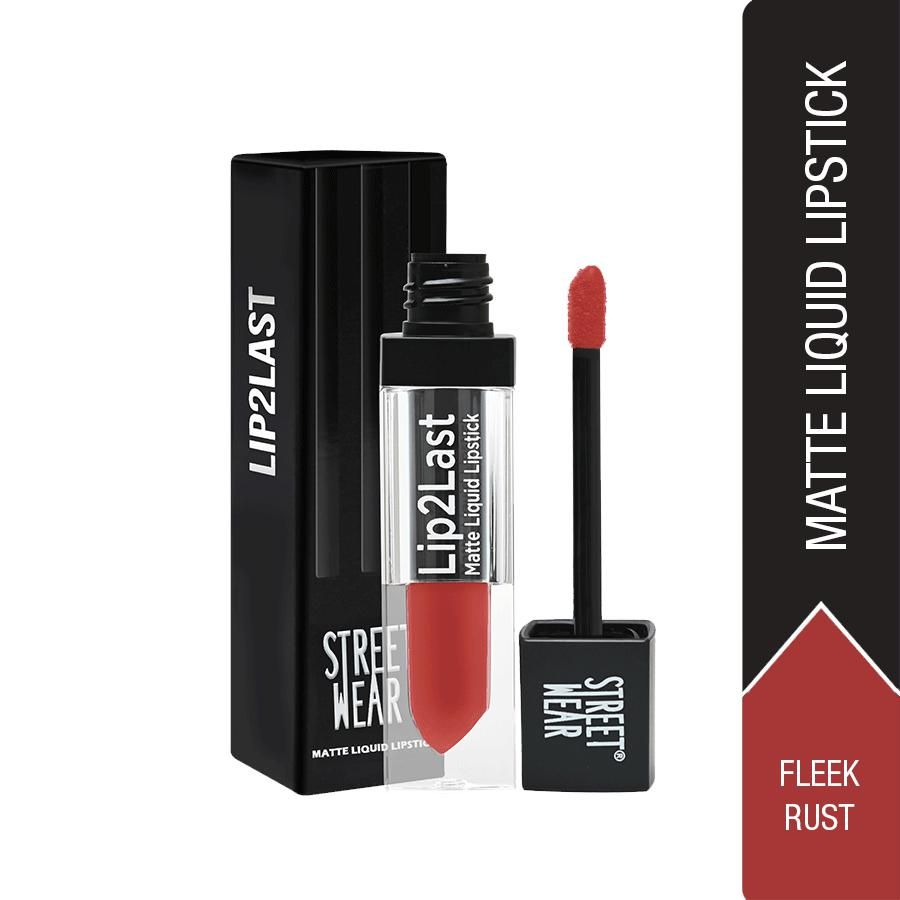 Revlon Street Wear Lip2last Matte Liquid Lipstick - 03 Fleek Rust