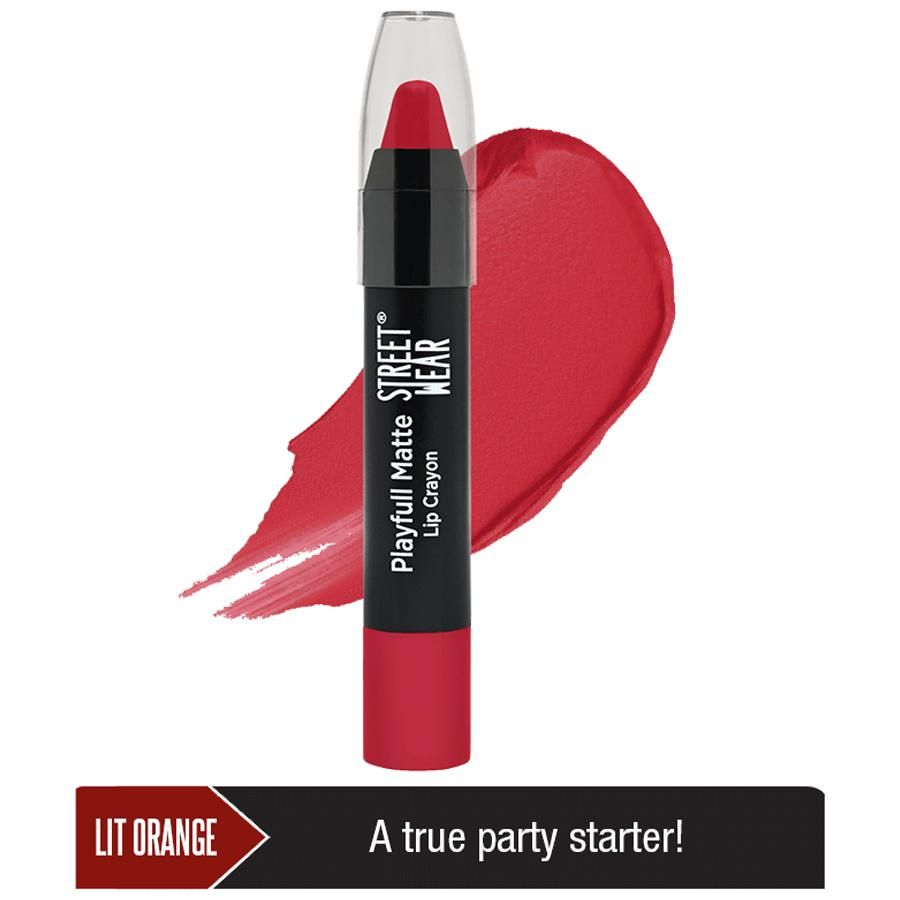 Revlon Street Wear Playful Matte - 08 Lit Orange