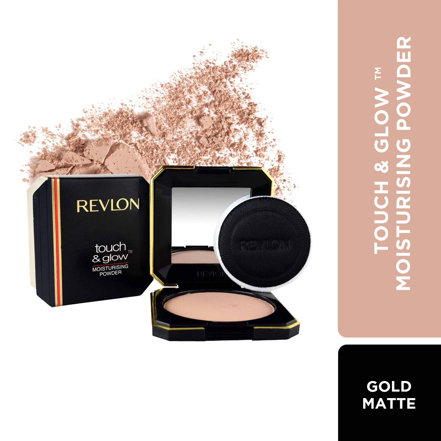 Revlon Touch & Glow Compact Powder (Gold Matte) 12gm