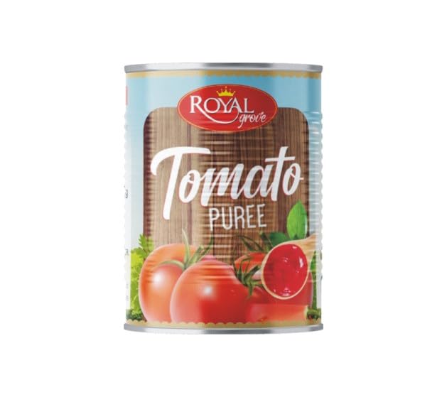 Royal Grove Tomato Puree |Thick & Real |825 G |No Artificial Ingredients or Preservatives Are Added | Canned