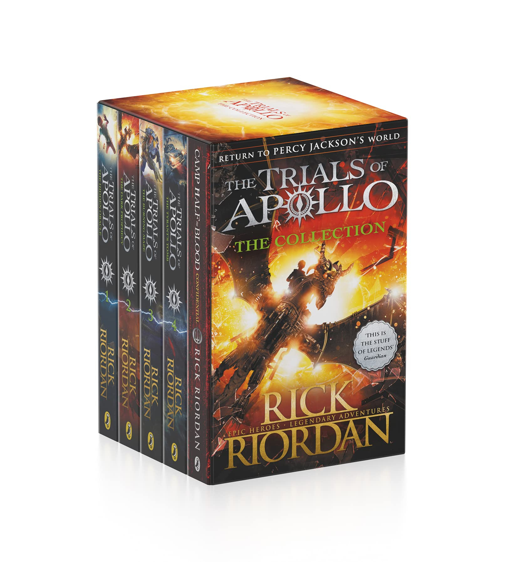 Trials of Apollo Set : 5 Book Set (The Trials of Apollo #1-5) by Rick Riordan (Goodreads Author)