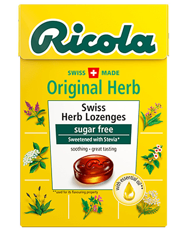 Ricola Swiss Herb Sugarfree Candy Original 45gm