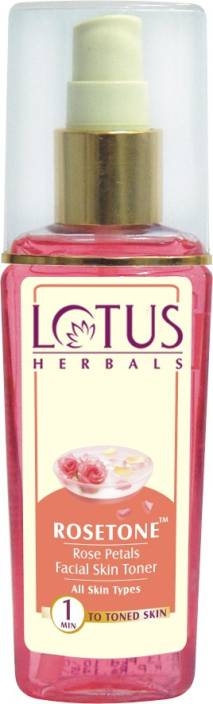 Lotus Herbal Rosetone Rose Petals Facial Skin Toner 100 ml