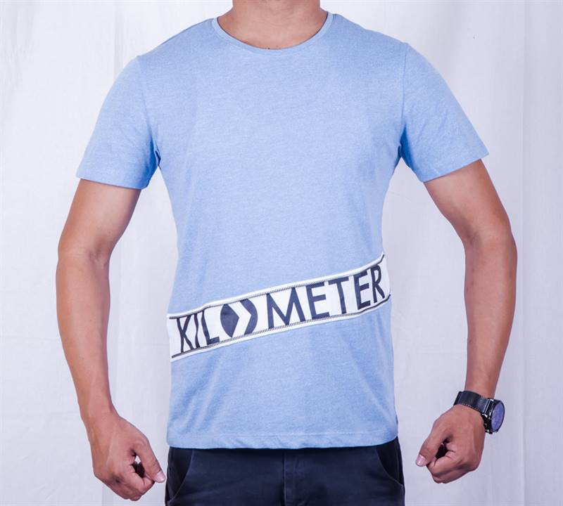 Kilometer Round Neck T Shirt KM1936 Blue S