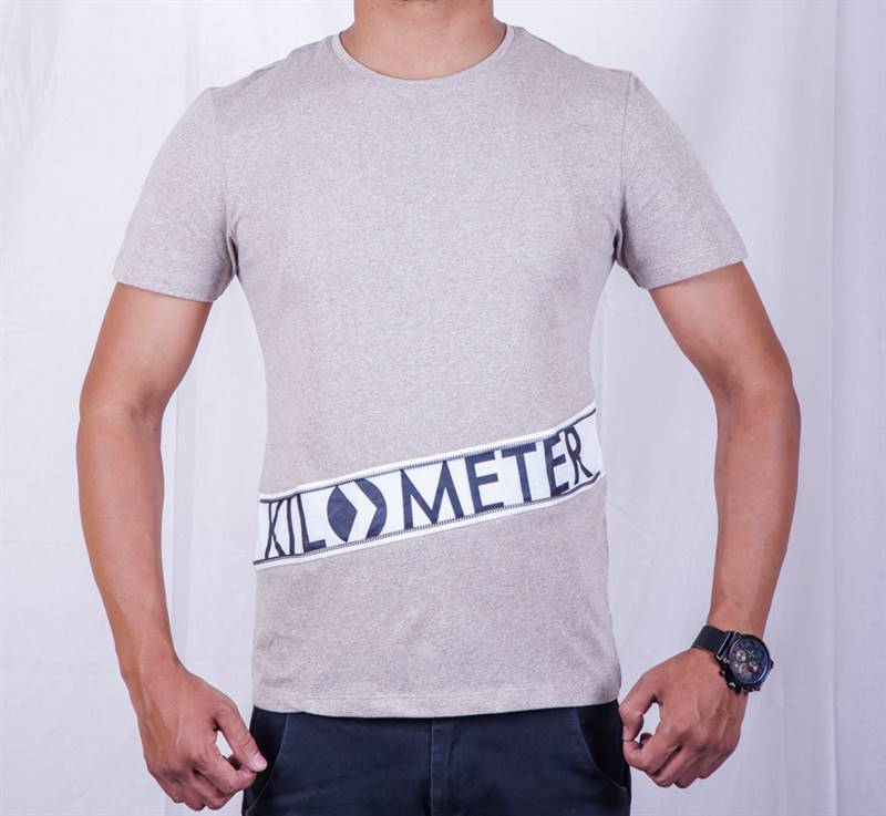 Kilometer Round Neck T Shirt KM1936 Brown S