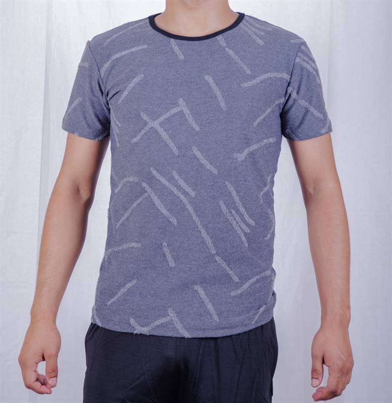 Kilometer Round Neck T Shirt MT 001 Gray S