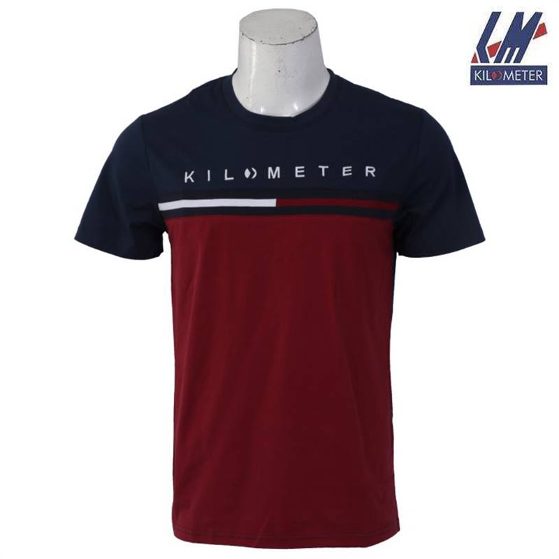 Kilometer Round Neck T Shirt R1003 Red L