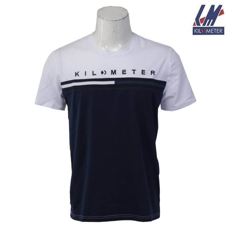Kilometer Round Neck T Shirt R1003 White M
